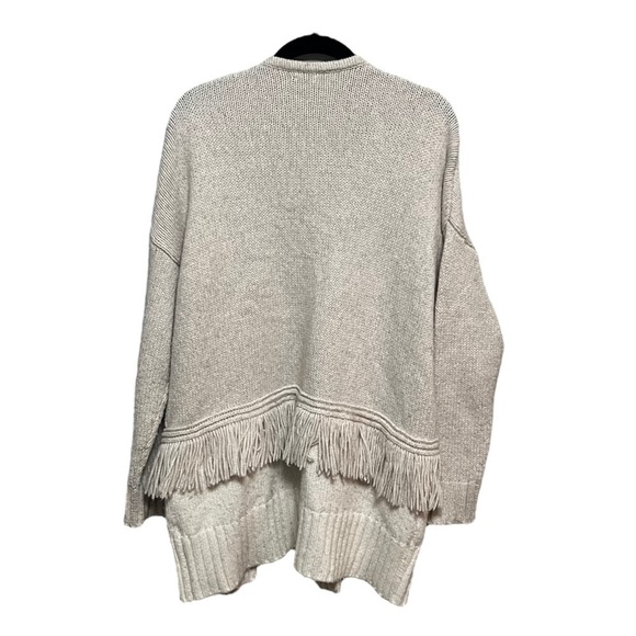 Madewell Colorblock Fringe Cardigan Sweater - Picture 4 of 11